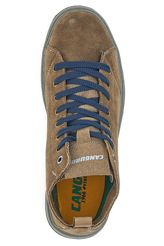 Sneakers Marroni con lacci scambiabili Canguro 817