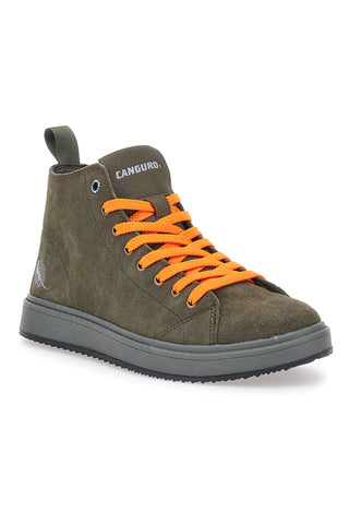 Sneakers Verde con lacci scambiabili Canguro 817