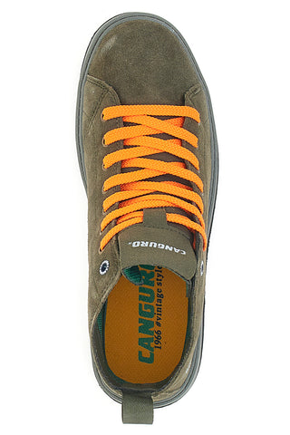 Sneakers Verde con lacci scambiabili Canguro 817