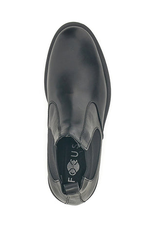 Stivaletti Beatles Neri In Vera Pelle Pittarello Focus 042