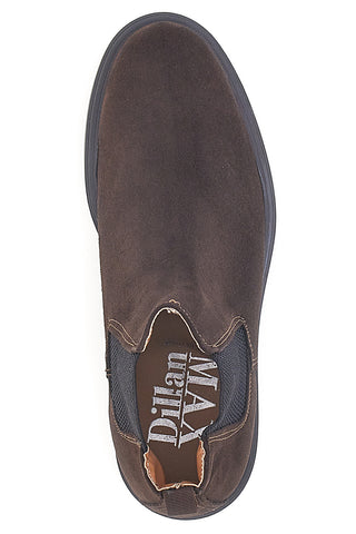 Stivaletti Beatles Marroni in Vera Pelle con Elastici Laterali MAX DILLAN 6991