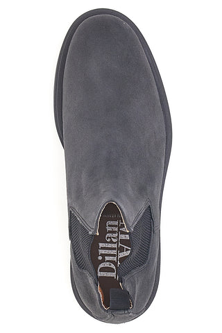 Stivaletti Beatles Grigi in Vera Pelle Laterali MAX DILLAN 6991