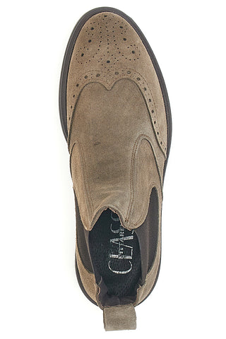 Beatles Beige Stiefeletten aus echtem Leder Pittarello Klasse 044