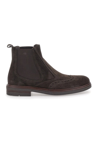 Stivaletti Beatles Marroni In Vera Pelle Pittarello Class 044