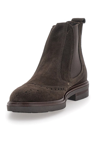 Stivaletti Beatles Marroni In Vera Pelle Pittarello Class 044