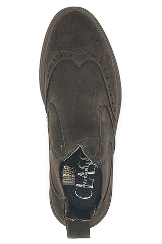 Braune Beatles-Stiefel aus echtem Leder Pittarello Klasse 044
