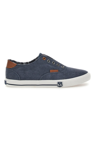 Blaue Sneakers mit elastischem Vorderteil ROUTE 66 RO91414