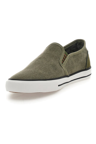 Blaue Slipper mit Stoffobermaterial ROUTE 66 RO21808