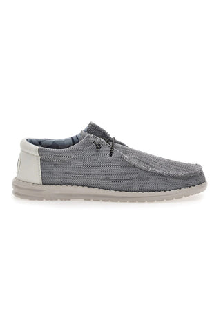 Route 66 RO41815 Slipper aus Canvas mit Schnürung, Grau