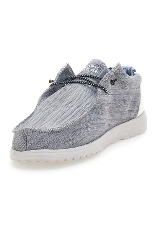 Route 66 RO41815 Slipper aus Canvas mit Schnürung, Grau