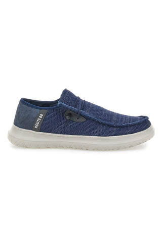 Mocassini Blu con Lacci Elastici ROUTE 66 RO51803