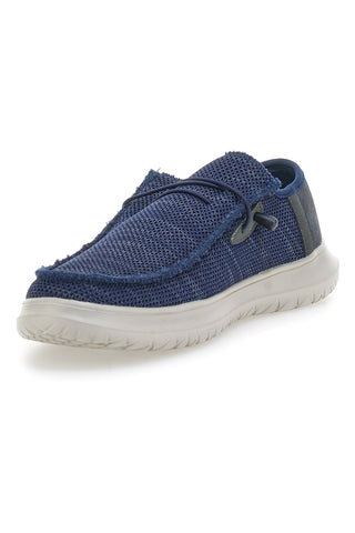 Mocassini Blu con Lacci Elastici ROUTE 66 RO51803