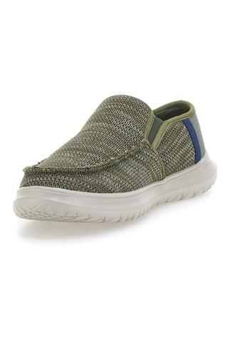 Mocassini Khaki con Tomaia in Mesh ROUTE 66 RO51802