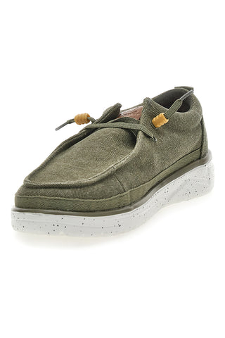 Grüne Mokassins im Bootsstil WRANGLER 20251027