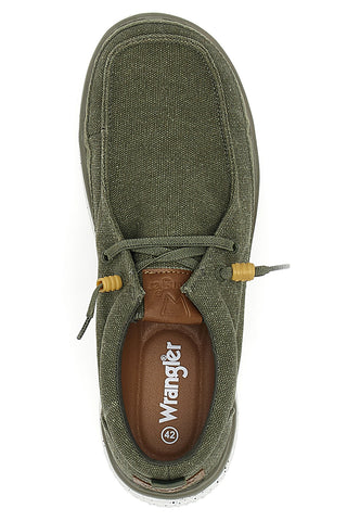 Grüne Mokassins im Bootsstil WRANGLER 20251027