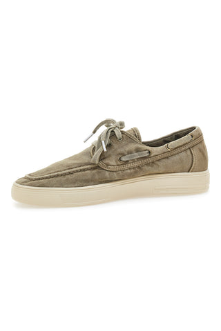 Beige Schnürschuhe mit Canvas-Obermaterial WRANGLER 20251033