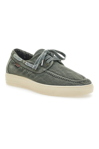 Grüne Schnürschuhe mit Canvas-Obermaterial WRANGLER 20251033