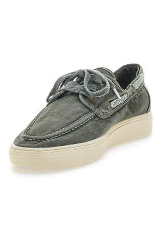 Grüne Schnürschuhe mit Canvas-Obermaterial WRANGLER 20251033