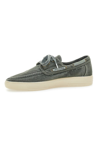 Grüne Schnürschuhe mit Canvas-Obermaterial WRANGLER 20251033