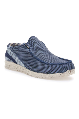 SEVENOAKS PK6319A Blaue Loafer mit elastischer Spitze