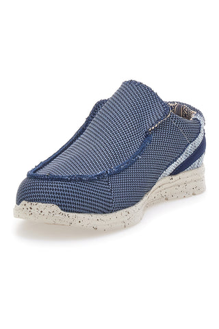 SEVENOAKS PK6319A Blaue Loafer mit elastischer Spitze