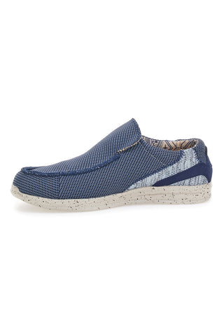 SEVENOAKS PK6319A Blaue Loafer mit elastischer Spitze
