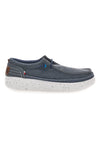 Marineblaue Canvas-Schnürschuhe MM1701