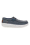 Marineblaue Canvas-Schnürschuhe MM1701