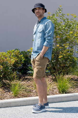 Mocassini Blu con Rafia e Lacci Elastici MAX DILLAN WALLY BIG CVS