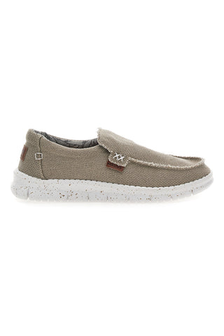 Beige Mokassins mit weißer Sohle MAX DILLAN MXM419907