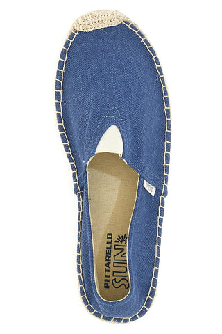 Blaue Stoff-Espadrilles mit Seilsohle PITTARELLO SUN SGMS2510