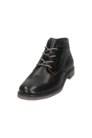 Bugatti 3159573F1000 Stiefeletten aus schwarzem Echtleder mit flexibler Sohle