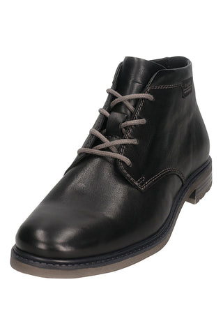 Bugatti 3159573F1000 Stiefeletten aus schwarzem Echtleder mit flexibler Sohle