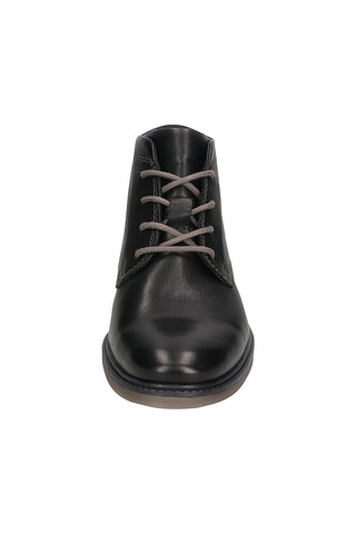 Bugatti 3159573F1000 Stiefeletten aus schwarzem Echtleder mit flexibler Sohle