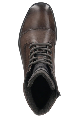 Bugatti 325A0U3F3514 Schnürstiefel aus braunem Nubukleder