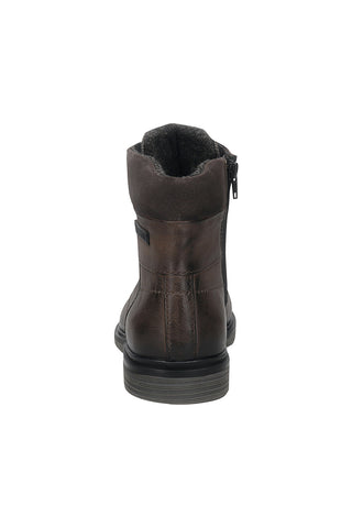 Bugatti 325A0U3F3514 Schnürstiefel aus braunem Nubukleder
