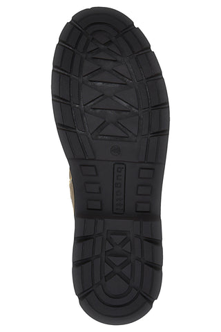 Anfibi taupe con lacci e zip laterale Bugatti 325AGA315500