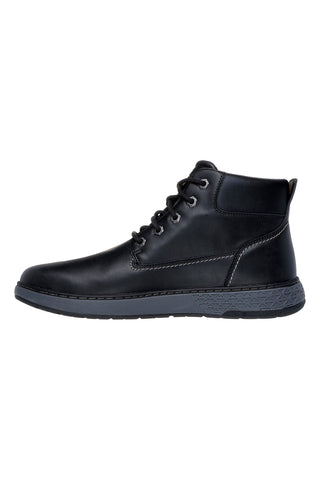 Skechers – Garlan Deno – Wasserdichte, schwarze Stiefel mit Memory-Schaum