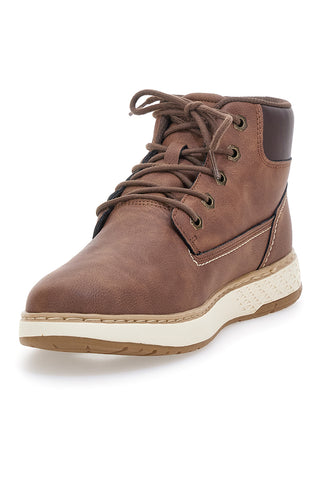 Skechers – Garlan Deno – Wasserdichte, braune Memory Foam-Stiefeletten