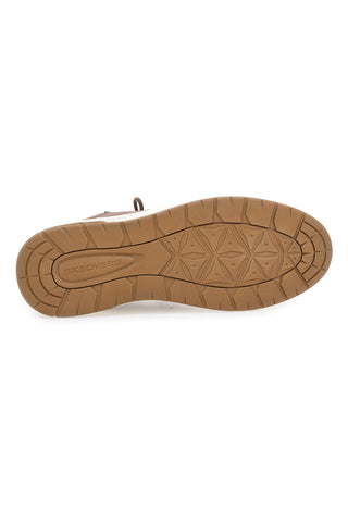 Skechers – Garlan Deno – Wasserdichte, braune Memory Foam-Stiefeletten