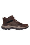 Skechers – Santoro Hopkins – Braune Slip-On-Stiefeletten aus Leder