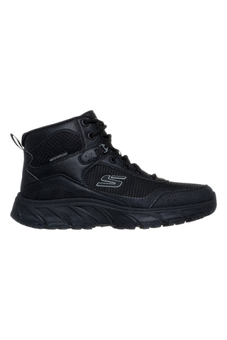 Scarponcini neri water-repellent con Memory Foam Skechers Hillcrest 2.0 Woodrock Peak
