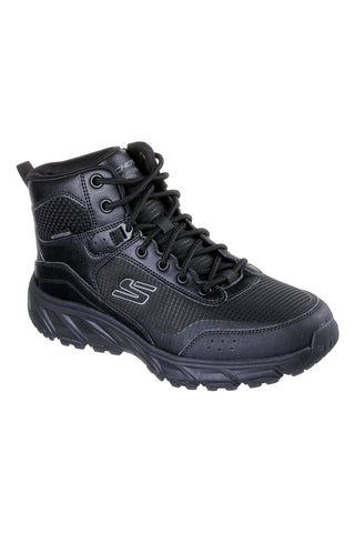 Scarponcini neri water-repellent con Memory Foam Skechers Hillcrest 2.0 Woodrock Peak