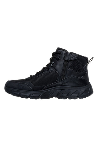 Scarponcini neri water-repellent con Memory Foam Skechers Hillcrest 2.0 Woodrock Peak