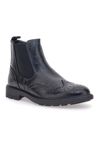 Beatles neri in pelle con lavorazione brogue Jerpoint 9Y1736