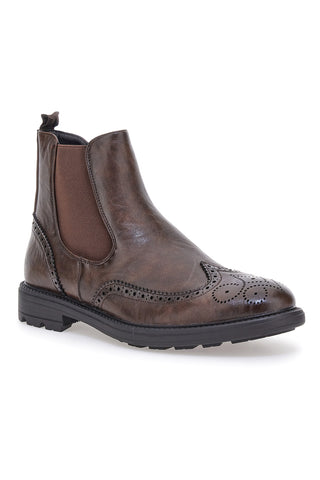 Jerpoint 9Y1736 Braune Beatles-Stiefel im Brogue-Stil