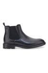 Ferré FU231C621 Schwarze Chelsea-Stiefel aus echtem Leder