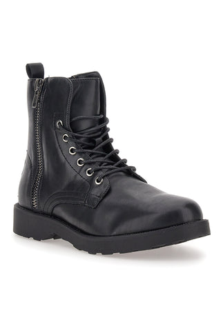 Schwarze Amphibien mit seitlichem Reißverschluss Johes Land 1681631