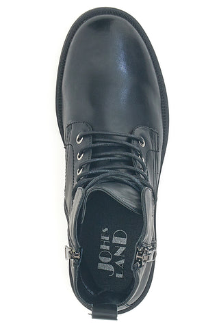 Schwarze Amphibien mit seitlichem Reißverschluss Johes Land 1681631