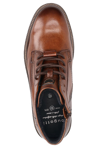 Braune Stiefeletten aus echtem Leder Bugatti 331AO9301010